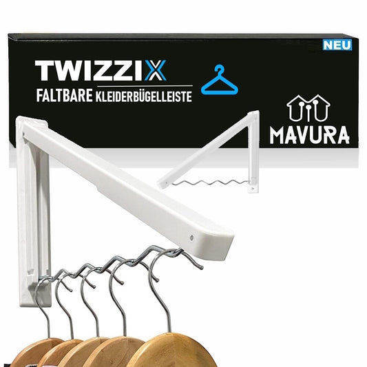 TWIZZIX Kleiderbügel Kleiderhaken Klappbar Kleiderbügelleiste Multibügel faltbar