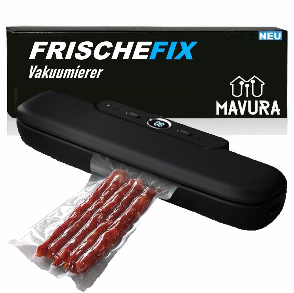 FRISCHEFIX Vakuumiergerät Vakuumierer Folienschweißgerät 2 Modi Vakuummaschine