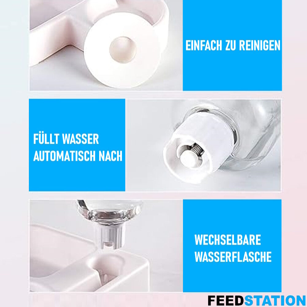 FEEDSTATION Futterstation Futternapf Futterautomat Futterspender Fressnapf