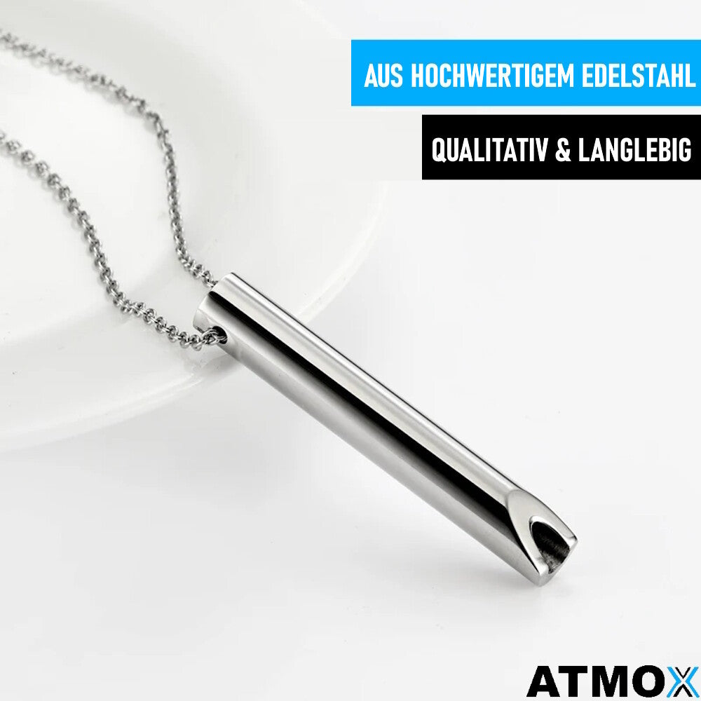 ATMOX Atemkette Beruhigungsanhänger Atemhalskette Rauchenentwöhnung Entspannung