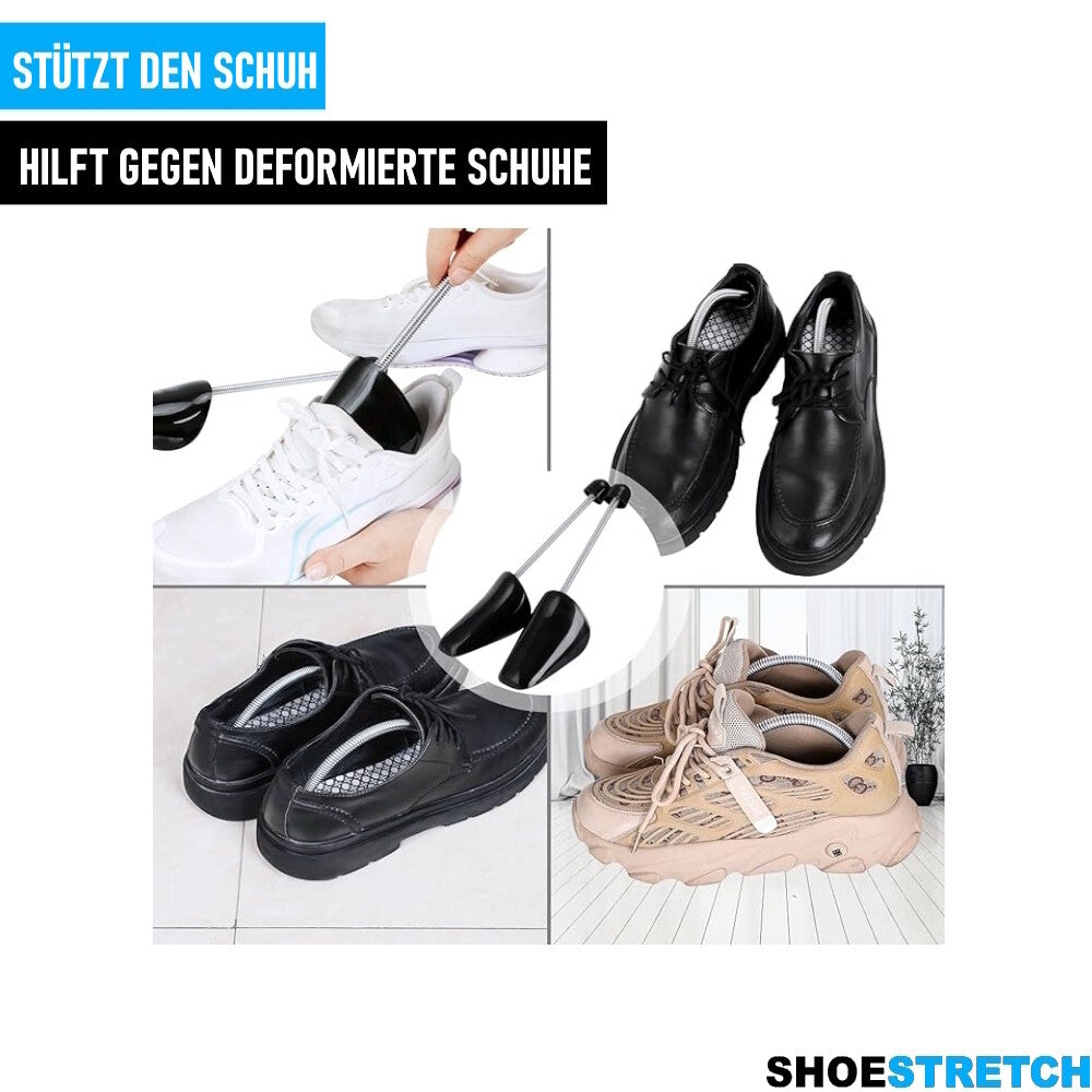SHOESTRETCH Schuhspanner Schuhdehner Schuhstrecker Schuhweiter Spiralfeder 2er