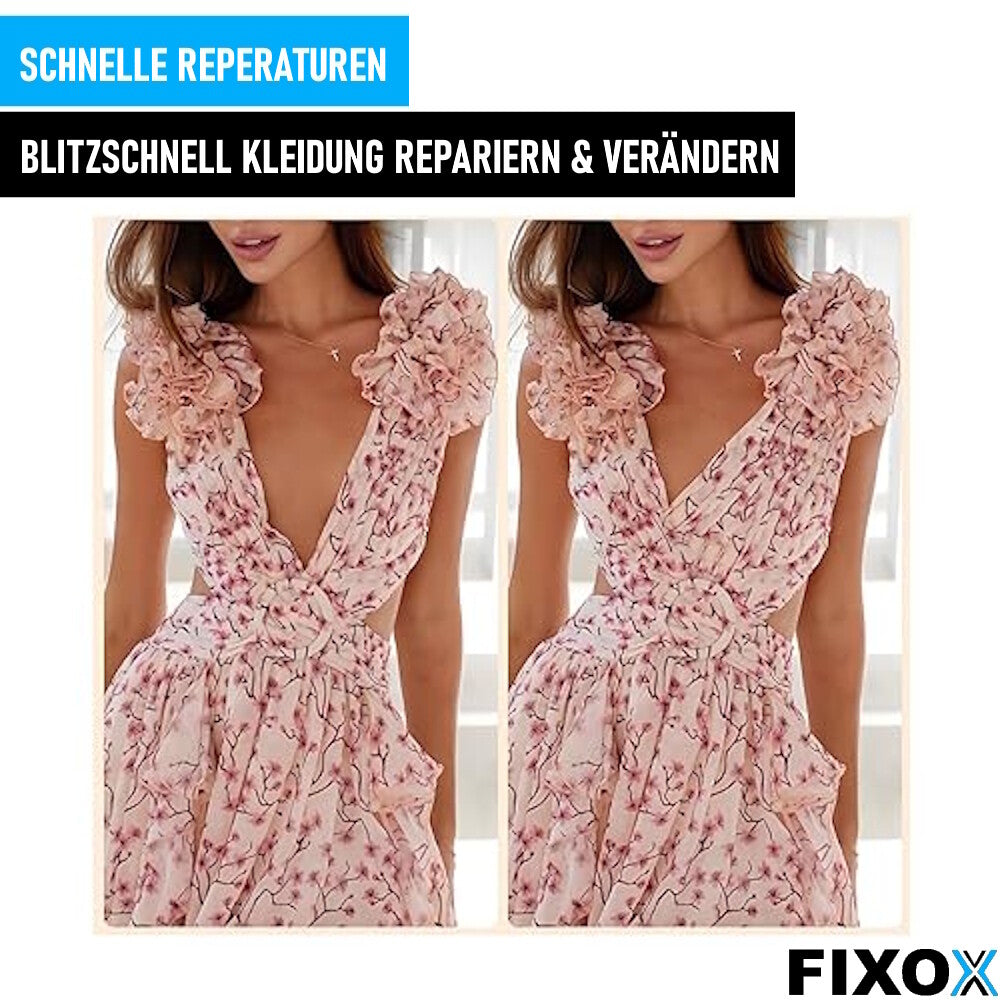 FIXOX Freiarm-Nähmaschine Schnelles Fixiergerät Kleidung Mini Stichsäumpistole