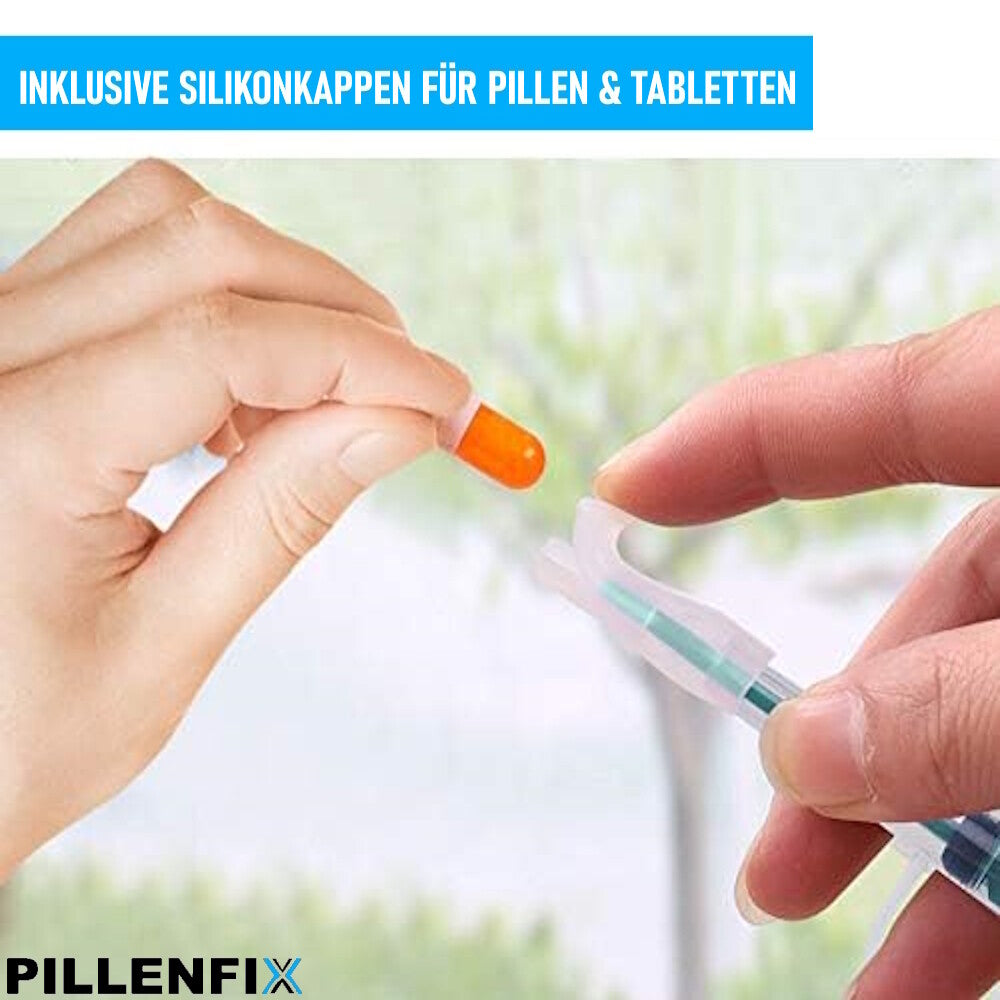 PILLENFIX Tablettengeber Tablettenspritze Fütterungsspritze Pillenspritze [2er]