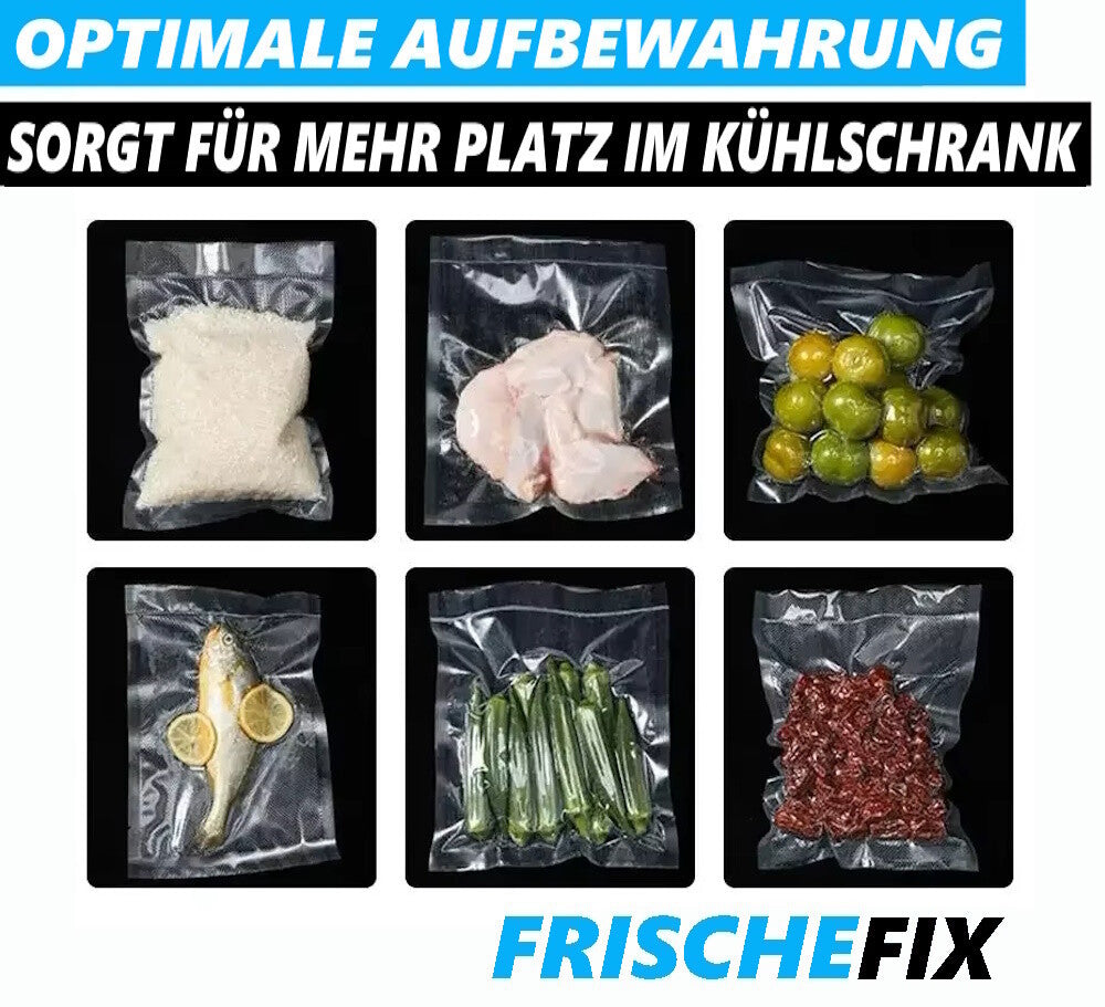 FRISCHEFIX Vakuumiergerät Vakuumierer Folienschweißgerät 2 Modi Vakuummaschine