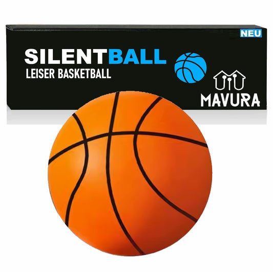 SILENTBALL Silent Basketball Leiser Indoor-Trainingsball Unbeschichtet