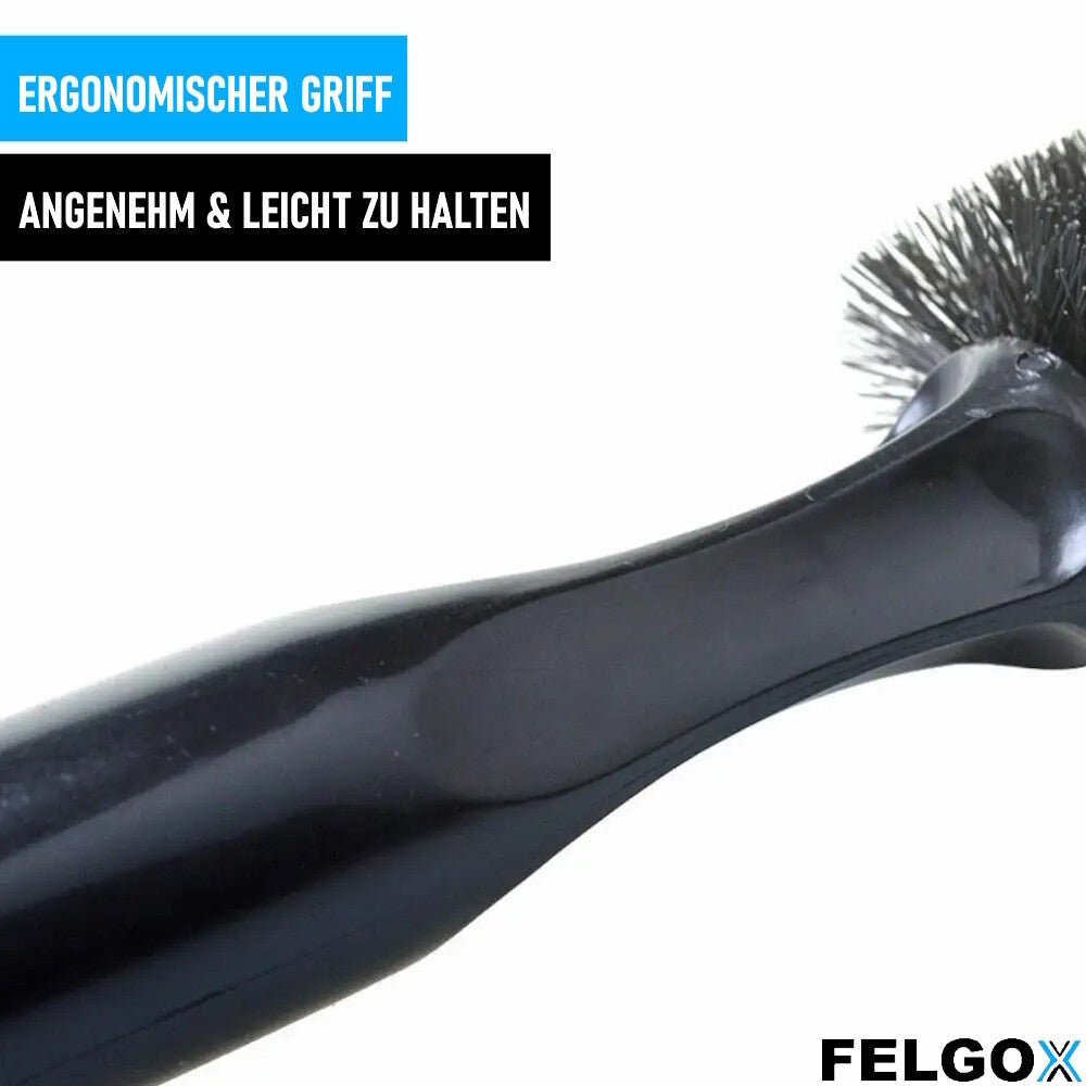 FELGOX Felgenbürste Felge Reinigungsbürste Waschbürste Radbürste Felgenreinigung