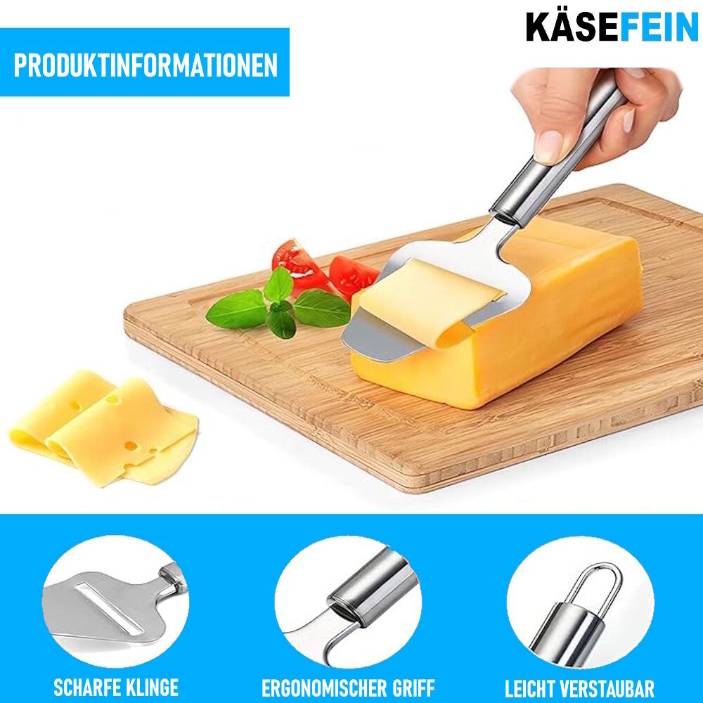 KÄSEFEIN Edelstahl Käsehobel Käseschneider Käsemesser Käseschaber Käsereibe