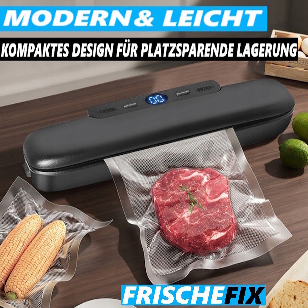 FRISCHEFIX Vakuumiergerät Vakuumierer Folienschweißgerät 2 Modi Vakuummaschine