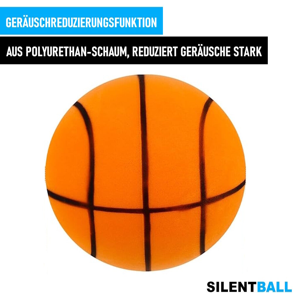 SILENTBALL Silent Basketball Leiser Indoor-Trainingsball Unbeschichtet