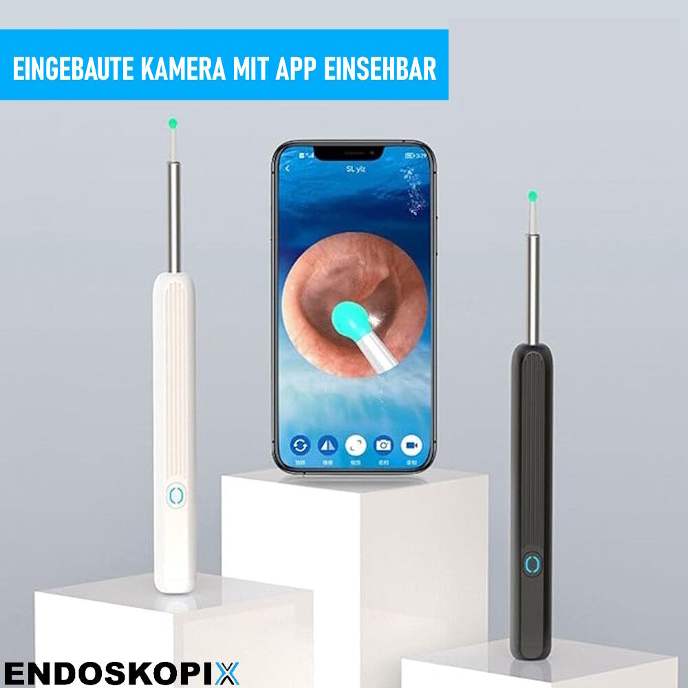 ENDOSKOPIX Elektrischer Ohrenreiniger Kamera Ohr Reinigung Ohrenschmalz