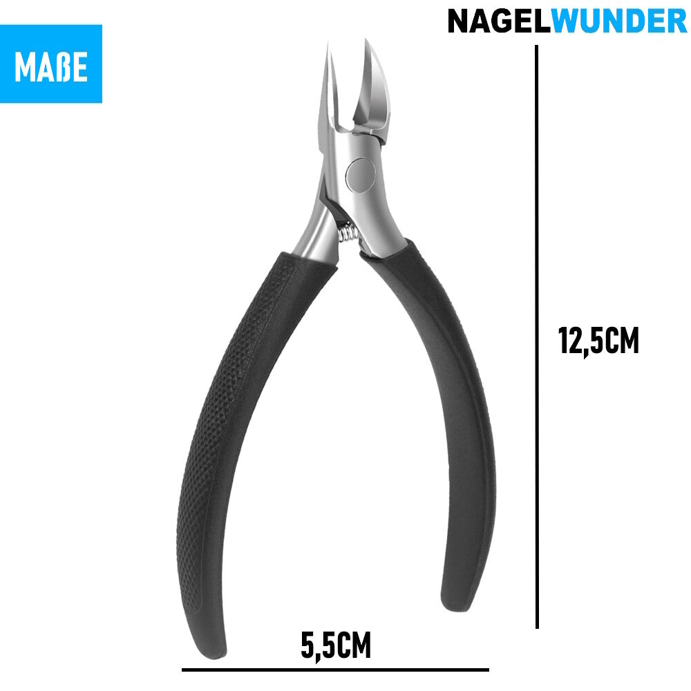 NAGELWUNDER Nagelzange Fussnagelzange Edelstahl Fussnagelschere Dicke Fußnägel