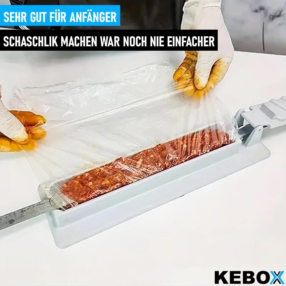 KEBOX Kebab Maker Schaschlik Grill Spieße Sticks Pressform Maker Fleisch Presse