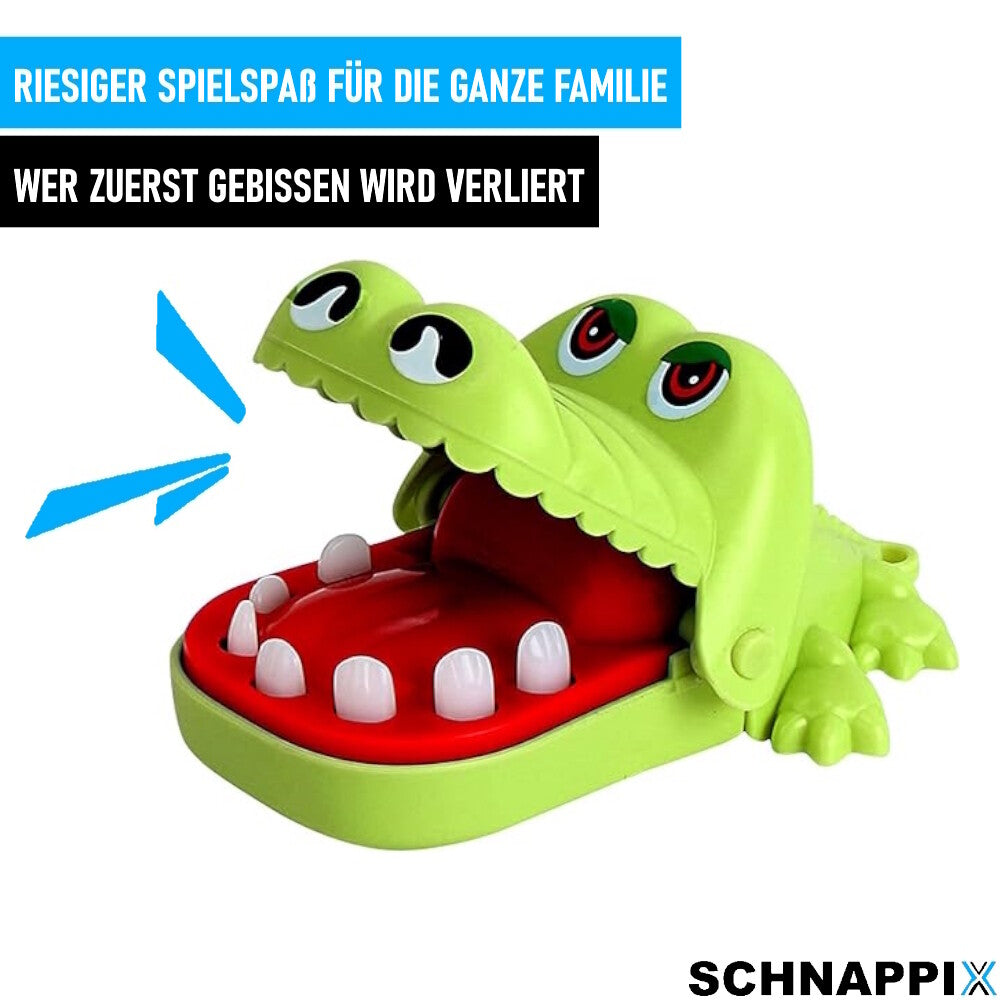 SCHNAPPIX Krokodil Schnapp Spiel Zähne Zahnarzt Spielzeug Action
