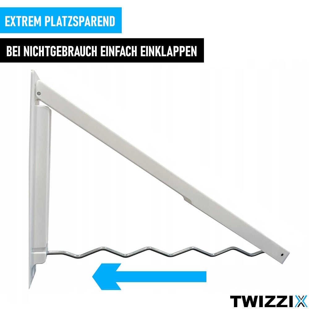 TWIZZIX Kleiderbügel Kleiderhaken Klappbar Kleiderbügelleiste Multibügel faltbar