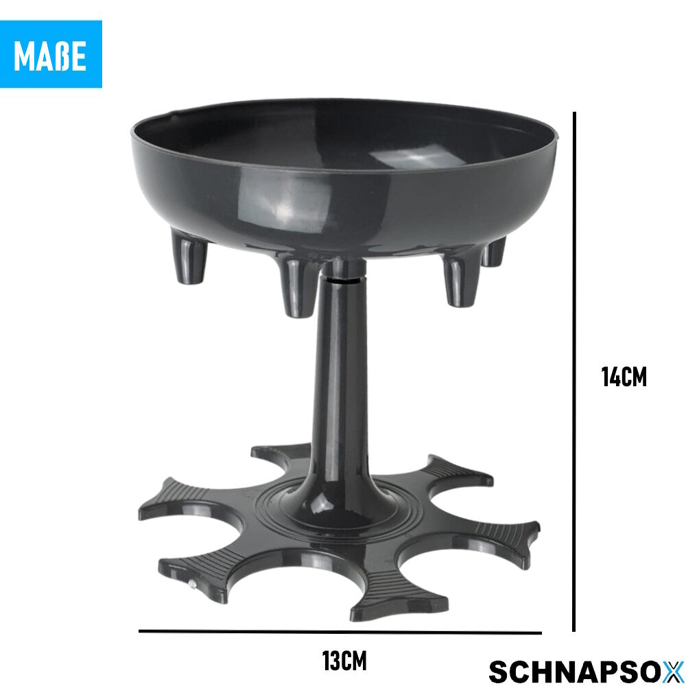 SCHNAPSOX 6 Schnapsglas Spender Halter Cocktail Shots Spender für Trinkspiele
