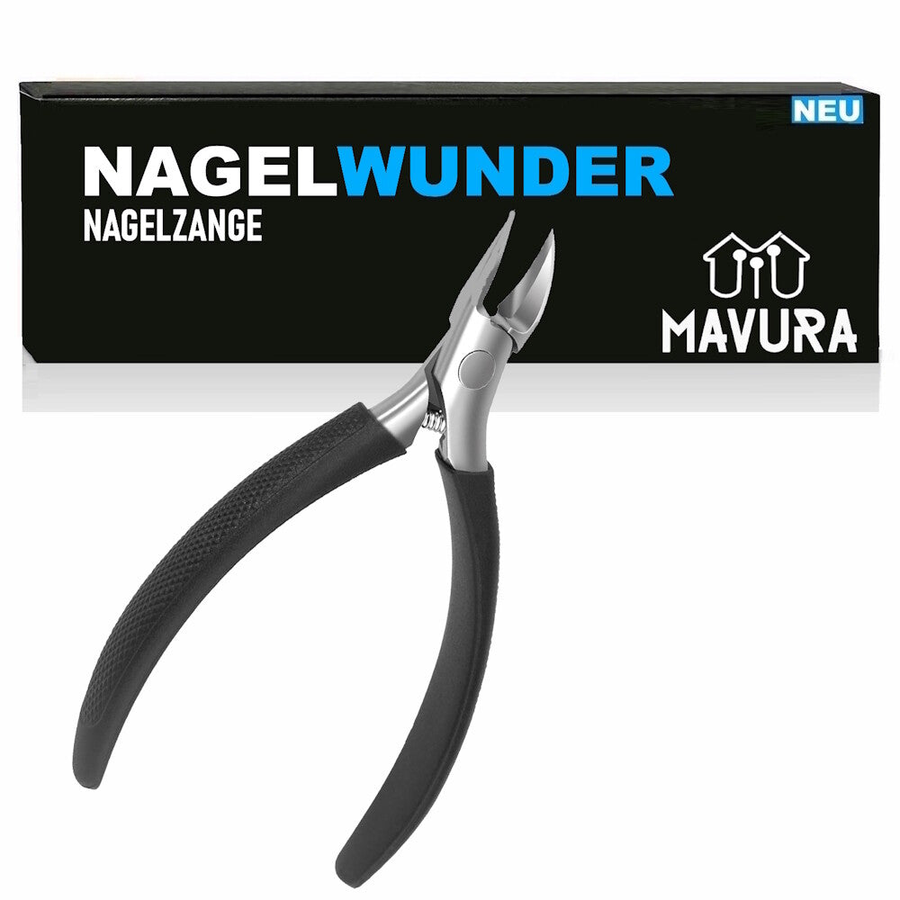 NAGELWUNDER Nagelzange Fussnagelzange Edelstahl Fussnagelschere Dicke Fußnägel
