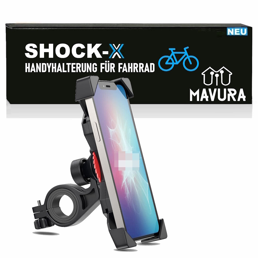 SHOCK-X Fahrrad Handyhalterung Motorrad Scooter Lenker Handyhalter Universal