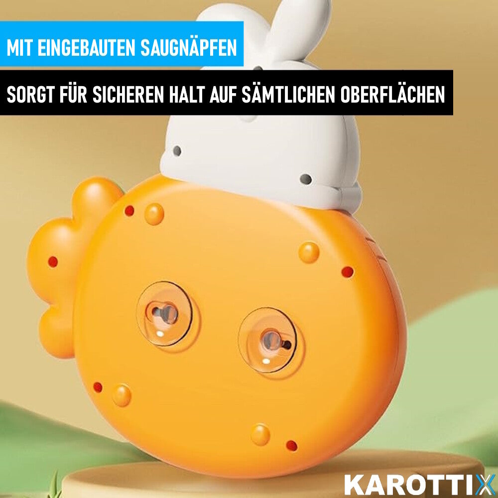 KAROTTIX Schlagspiel Hase Karotte mit Hammer Geschicklichkeit Lernspielzeug