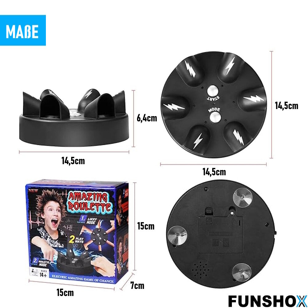 FUNSHOX Elektroschock Lügendetektor Finger Spiele oder Lüge Party Spiele