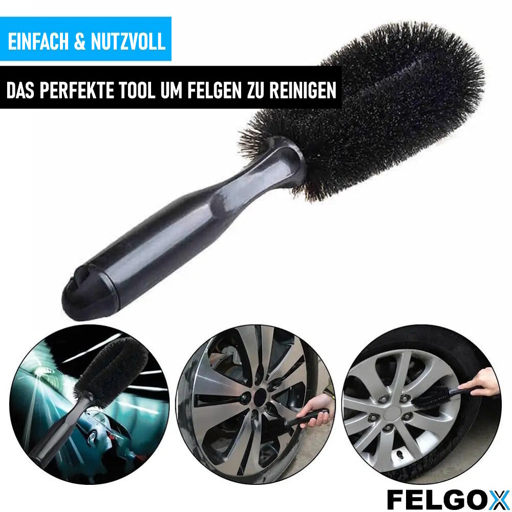 FELGOX Felgenbürste Felge Reinigungsbürste Waschbürste Radbürste Felgenreinigung