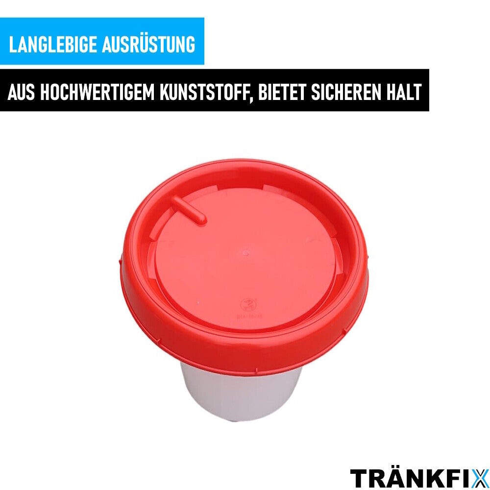 TRÄNKFIX Wasserspender Geflügeltränke Hühnertränke Wassertränke Kunststoff