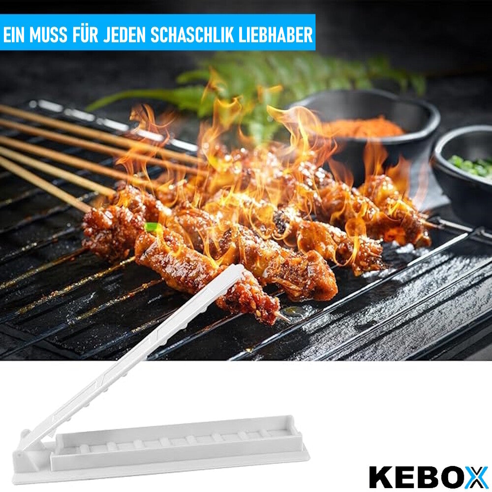 KEBOX Kebab Maker Schaschlik Grill Spieße Sticks Pressform Maker Fleisch Presse