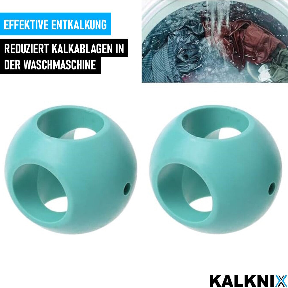 KALKNIX 4 Stück magnetische Anti-Kalk-Kugel Antikalk Waschkugel Waschball