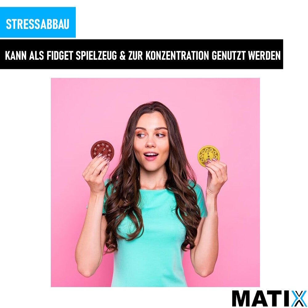 MATIX Mathematik Fidget-Spinner Anti-Stress Lernspielzeug Zahlen für Kinder