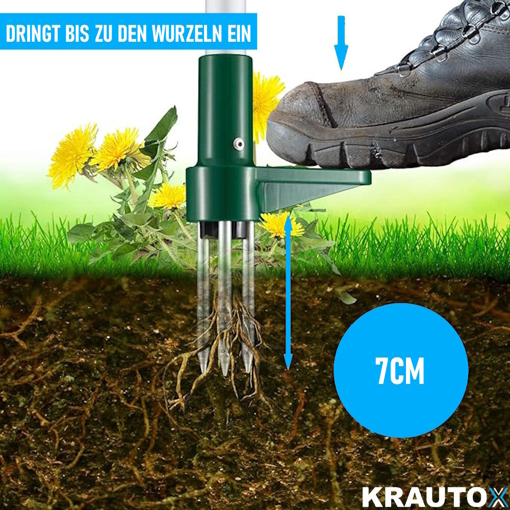 KRAUTOX  Unkrautstecher Löwenzahnstecher Unkrautenferner Unkraut Ausstecher