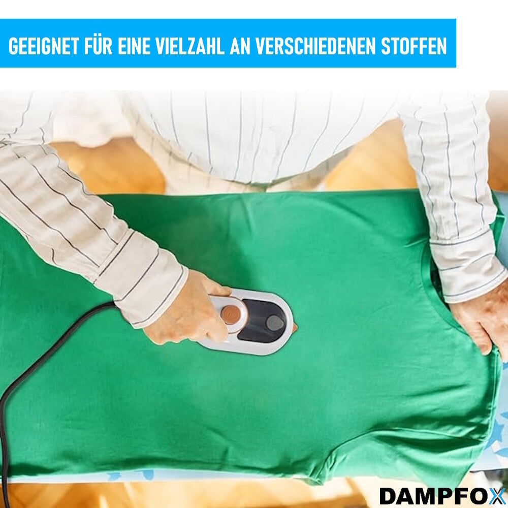 DAMPFOX Mini Dampfbügeleisen Tragbares Reisebügeleisen Titan Bügelsohle schnell
