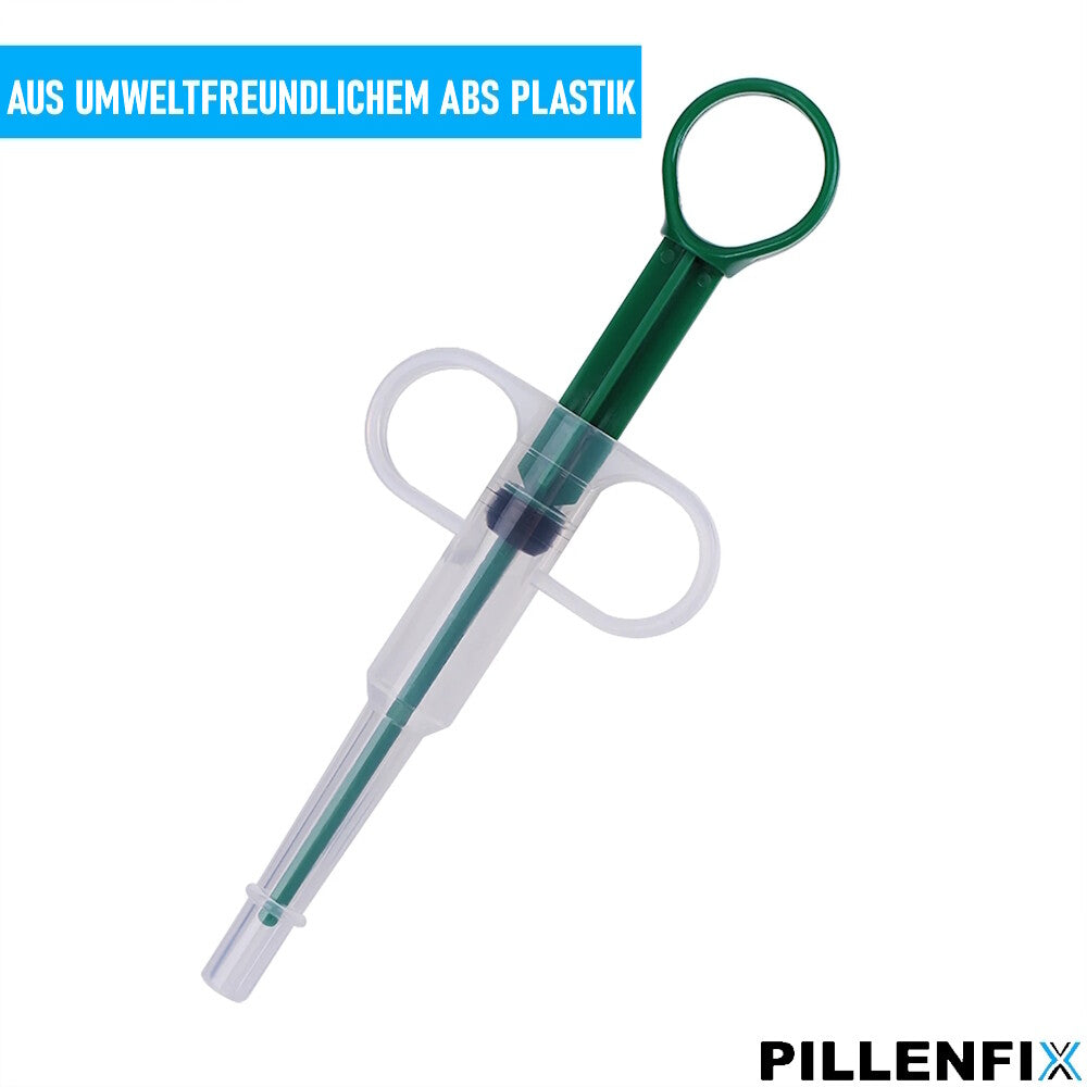 PILLENFIX Tablettengeber Tablettenspritze Fütterungsspritze Pillenspritze [2er]